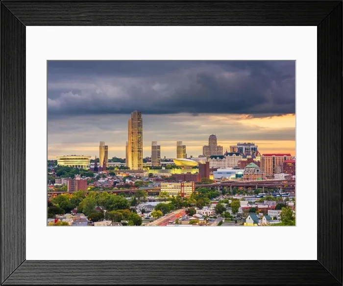 Framed Print : Albany, New York, USA Skyline at dusk Framed Print : Albany, New York, USA Skyline at dusk