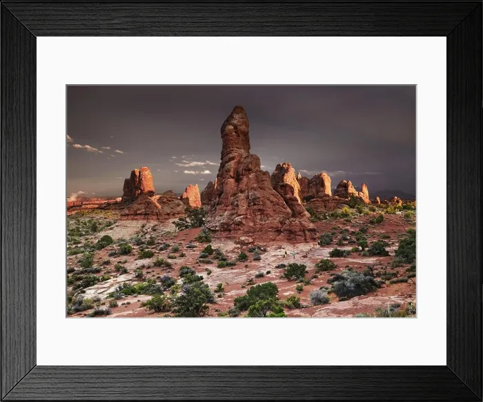 Framed Print : Sunset in Arches National Park, Utah, USA Framed Print : Sunset in Arches National Park, Utah, USA