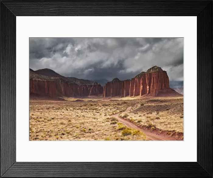 Framed Print : Cathedral Valley, Capitol Reef national park, Utah, USA Framed Print : Cathedral Valley, Capitol Reef national park, Utah, USA