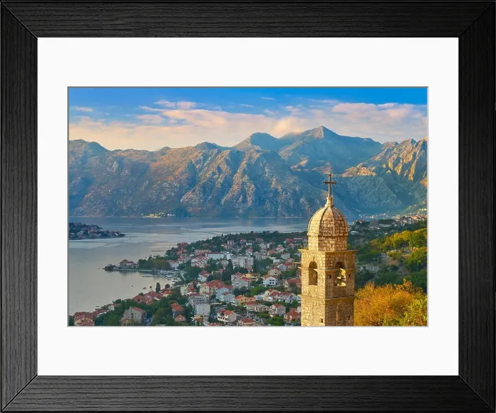 Framed Print : Kotor Bay, Montenegro Framed Print : Kotor Bay, Montenegro