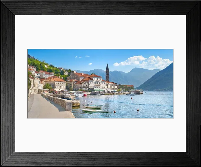 Framed Print : Perast, Kotor Bay, Montenegro Framed Print : Perast, Kotor Bay, Montenegro