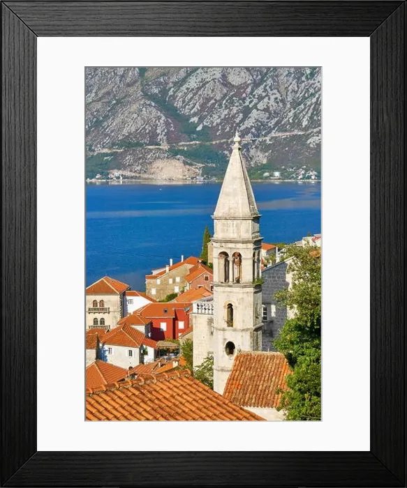 Framed Print : Perast, Kotor Bay, Montenegro Framed Print : Perast, Kotor Bay, Montenegro