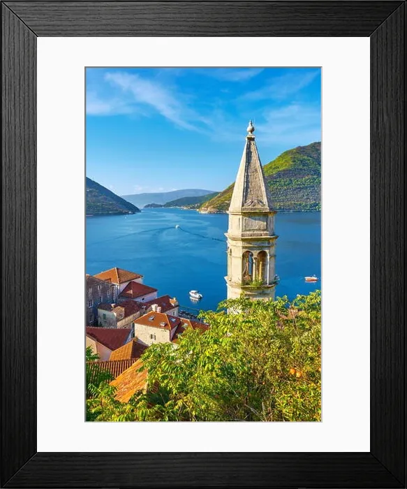 Framed Print : St. Nicholas belltower, Perast, Kotor Bay, Montenegro Framed Print : St. Nicholas belltower, Perast, Kotor Bay, Montenegro