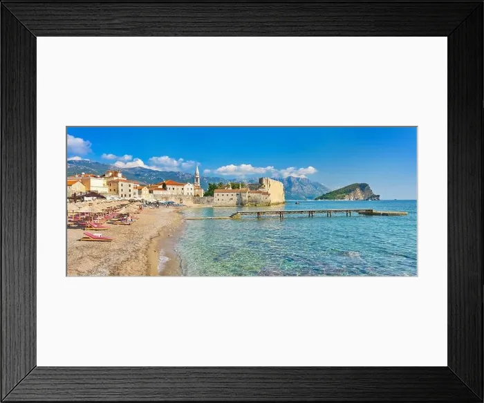 Framed Print : Old Town (Stari Grad), Budva, Montenegro Framed Print : Old Town (Stari Grad), Budva, Montenegro