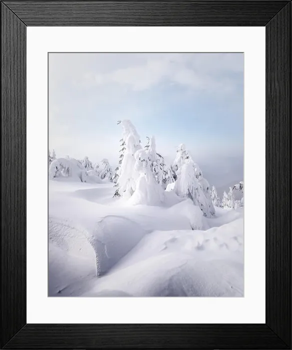 Framed Print : Fantastic winter landscape with snowy trees. Carpathian mountains, Ukraine, Europe. Christmas holiday concept Framed Print : Fantastic winter landscape with snowy trees. Carpathian mountains, Ukraine, Europe. Christmas holiday concept