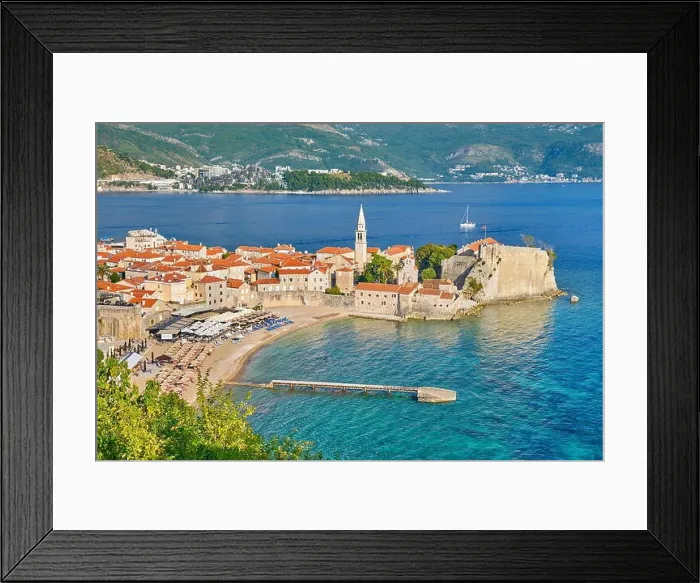 Framed Print : Old Town (Stari Grad), Budva, Montenegro Framed Print : Old Town (Stari Grad), Budva, Montenegro