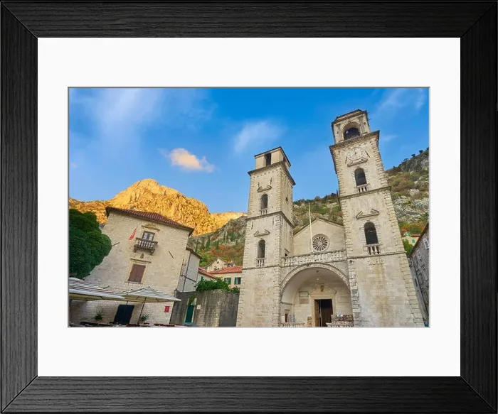 Framed Print : Kotor Old Town, St Typhoon Cathedral, Montenegro Framed Print : Kotor Old Town, St Typhoon Cathedral, Montenegro