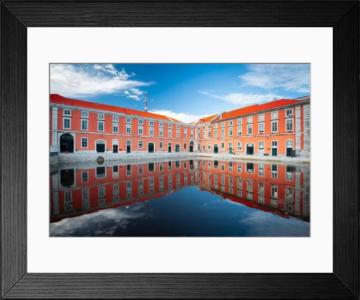 Framed Print : Lisbon, Portugal near the Ministry of National Defense Navy Framed Print : Lisbon, Portugal near the Ministry of National Defense Navy