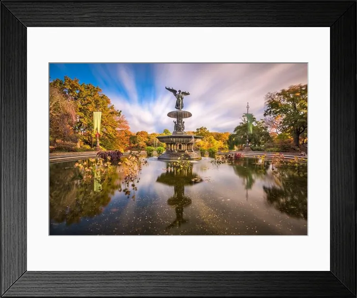 Framed Print : New York, New York, USA at Bethesda Terrace in Central Park during autumn season Framed Print : New York, New York, USA at Bethesda Terrace in Central Park during autumn season