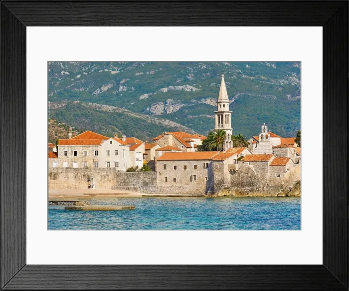 Framed Print : Old Town (Stari Grad), Budva, Montenegro Framed Print : Old Town (Stari Grad), Budva, Montenegro