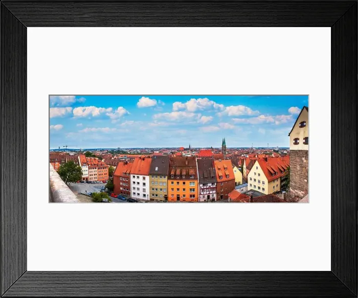 Framed Print : Nuremberg, Germany old city buildings Framed Print : Nuremberg, Germany old city buildings