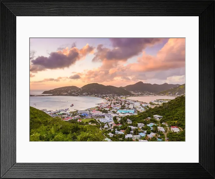 Framed Print : Philipsburg, Sint Maarten, Dutch Antilles Framed Print : Philipsburg, Sint Maarten, Dutch Antilles