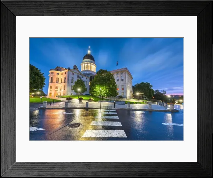 Framed Print : The Maine State House in Augusta, Maine, USA Framed Print : The Maine State House in Augusta, Maine, USA