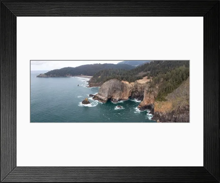 Framed Print : The nutrient-rich Pacific Ocean washes against the dramatic, rocky shoreline of Oregon, not far west of Portland Framed Print : The nutrient-rich Pacific Ocean washes against the dramatic, rocky shoreline of Oregon, not far west of Portland
