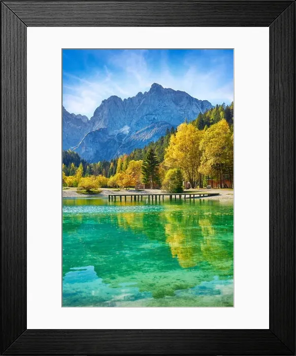 Framed Print : Jasna Lake, Julian Alps, Slovenia Framed Print : Jasna Lake, Julian Alps, Slovenia