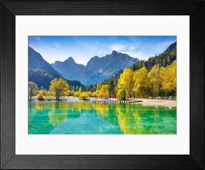 Framed Print : Jasna Lake, Julian Alps, Slovenia Framed Print : Jasna Lake, Julian Alps, Slovenia