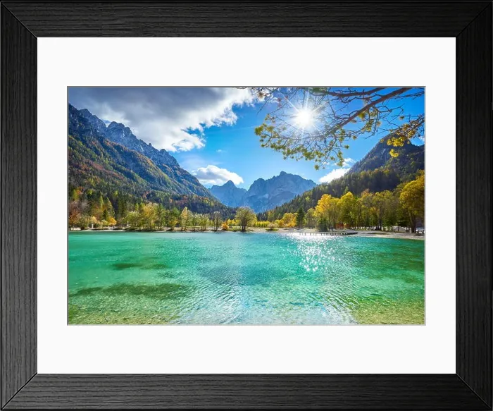 Framed Print : Jasna Lake, Triglav National Park, Julian Alps, Slovenia Framed Print : Jasna Lake, Triglav National Park, Julian Alps, Slovenia