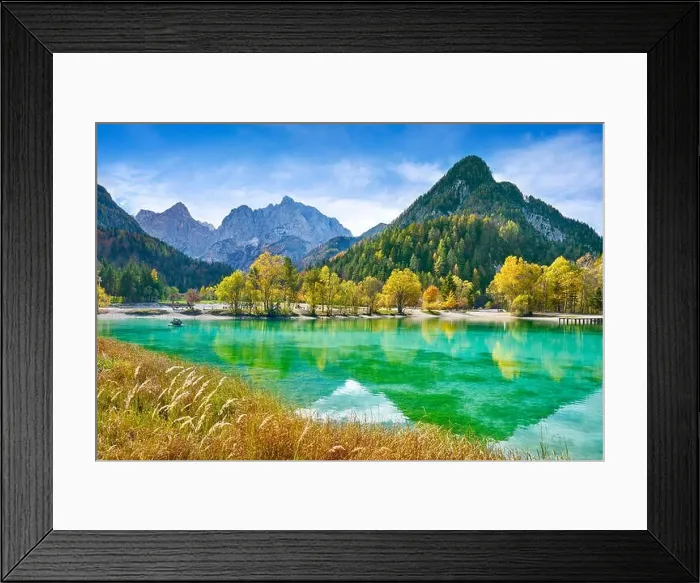 Framed Print : Jasna Lake, Triglav National Park, Slovenia Framed Print : Jasna Lake, Triglav National Park, Slovenia