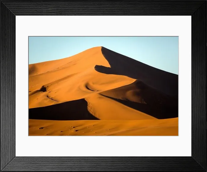 Framed Print : Red sand dunes under the morning light in Sossusvlei, Namibia Framed Print : Red sand dunes under the morning light in Sossusvlei, Namibia