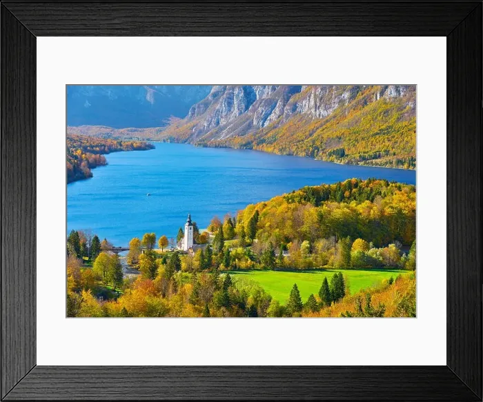 Framed Print : Bohinj Lake, Julian Alps, Slovenia Framed Print : Bohinj Lake, Julian Alps, Slovenia