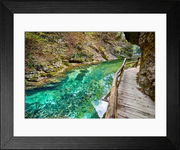 Framed Print : Vintgar Gorge, Triglav National Park, Julian Alps, Slovenia Framed Print : Vintgar Gorge, Triglav National Park, Julian Alps, Slovenia