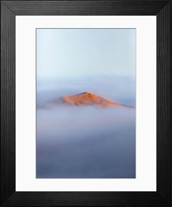 Framed Print : Contrasted abstract of the Oxide rich red sand dunes in the great sand sea of Namibia Framed Print : Contrasted abstract of the Oxide rich red sand dunes in the great sand sea of Namibia