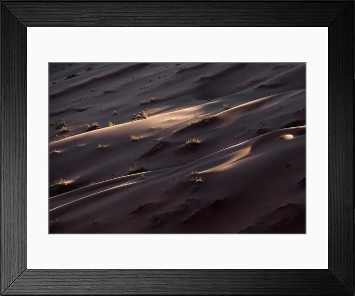 Framed Print : Details of a sand dune in Namibia Framed Print : Details of a sand dune in Namibia
