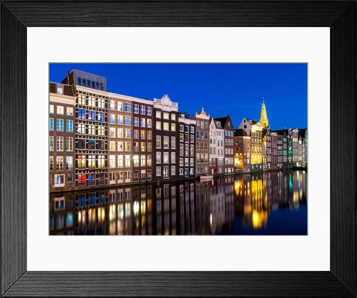 Framed Print : Canals and tradition house in Amsterdam at night. Amsterdam is the capital and most populous city of the Netherlands Framed Print : Canals and tradition house in Amsterdam at night. Amsterdam is the capital and most populous city of the Netherlands