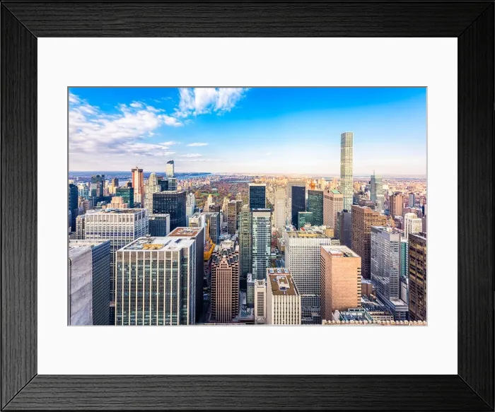 Framed Print : New York, New York, USA cityscape in Manhattan Framed Print : New York, New York, USA cityscape in Manhattan