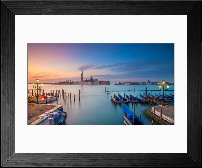 Framed Print : Venice Panorama. Panoramic cityscape image of Venice, Italy during sunrise Framed Print : Venice Panorama. Panoramic cityscape image of Venice, Italy during sunrise