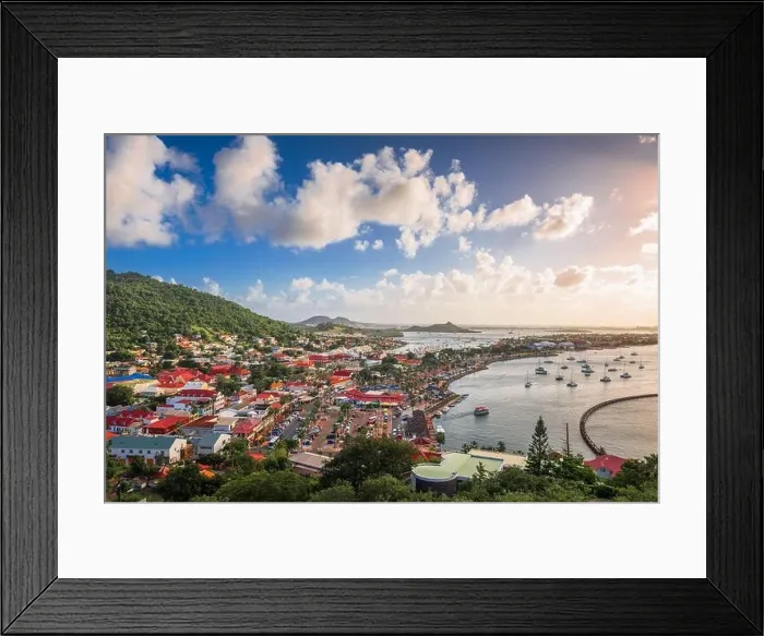 Framed Print : Marigot, St. Martin in the Caribbean Framed Print : Marigot, St. Martin in the Caribbean
