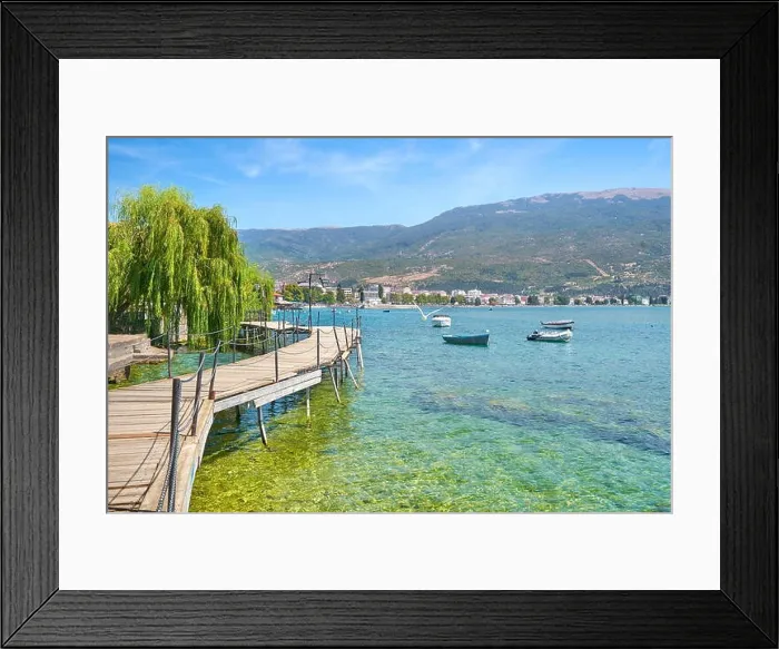 Framed Print : Ohrid Lake, Macedonia, Balkans Framed Print : Ohrid Lake, Macedonia, Balkans