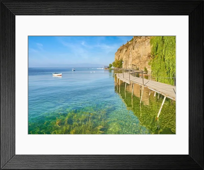 Framed Print : Ohrid Lake, Macedonia, Balkans Framed Print : Ohrid Lake, Macedonia, Balkans