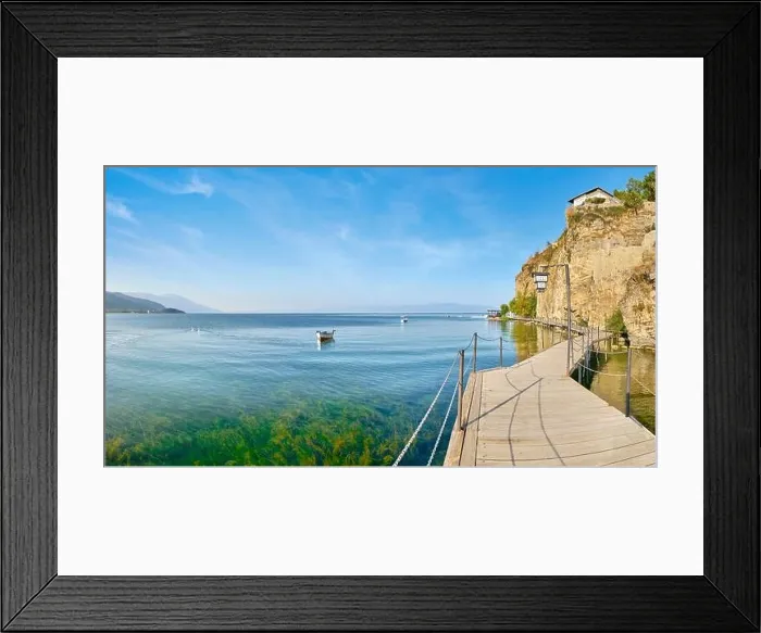 Framed Print : Ohrid Lake, Macedonia, Balkans Framed Print : Ohrid Lake, Macedonia, Balkans