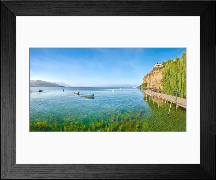 Framed Print : Ohrid Lake, Macedonia, Balkans Framed Print : Ohrid Lake, Macedonia, Balkans