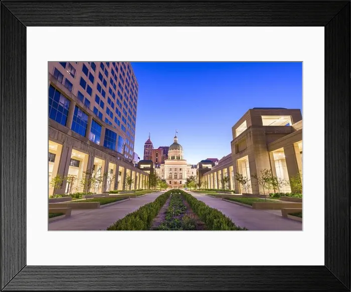 Framed Print : Indiana State Capitol Building in Indianapolis, Indiana, USA Framed Print : Indiana State Capitol Building in Indianapolis, Indiana, USA