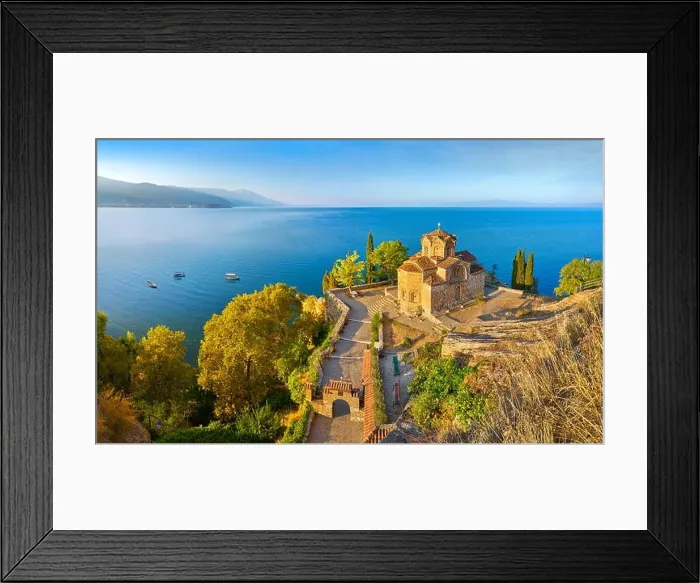 Framed Print : Church of St. John at Kaneo, Ohrid, Macedonia, UNESCO Framed Print : Church of St. John at Kaneo, Ohrid, Macedonia, UNESCO