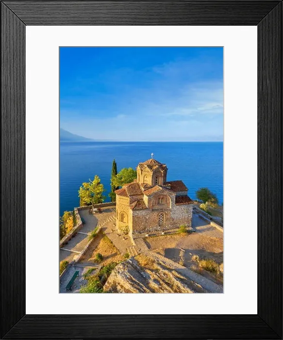 Framed Print : Church of St. John at Kaneo, Ohrid, Macedonia, UNESCO Framed Print : Church of St. John at Kaneo, Ohrid, Macedonia, UNESCO