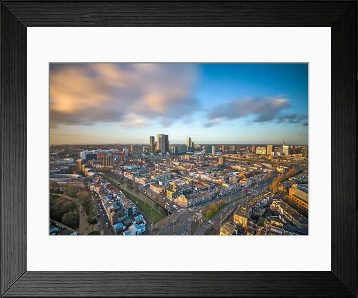 Framed Print : The Hague, Netherlands city centre skyline at twilight Framed Print : The Hague, Netherlands city centre skyline at twilight