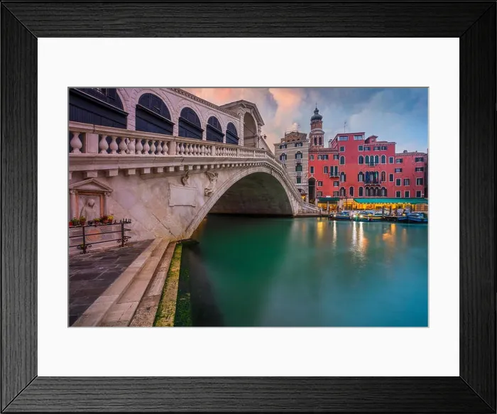 Framed Print : Venice. Cityscape image of Venice with famous Rialto Bridge and Grand Canal Framed Print : Venice. Cityscape image of Venice with famous Rialto Bridge and Grand Canal