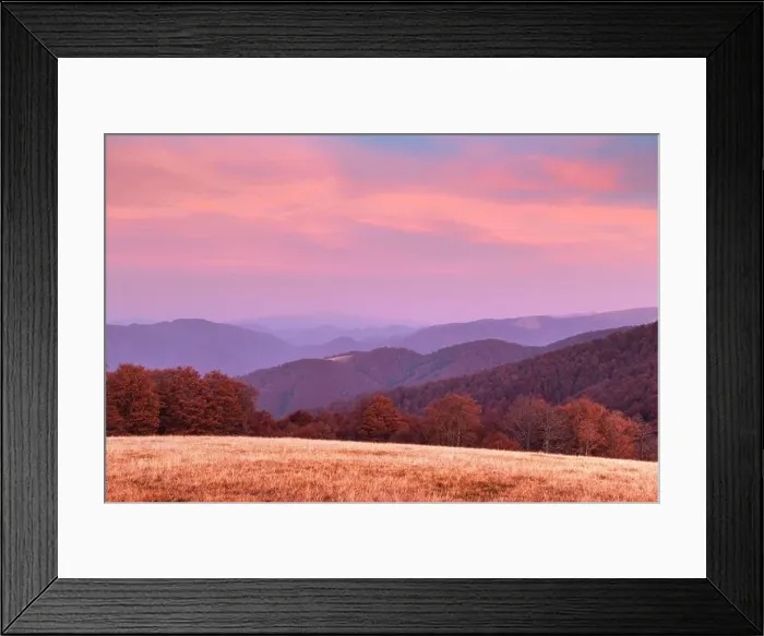 Framed Print : Autumn mountains at sunrise. Carpathian mountains, Ukraine. Landscape photography Framed Print : Autumn mountains at sunrise. Carpathian mountains, Ukraine. Landscape photography