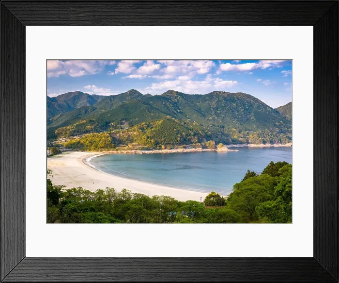 Framed Print : Atashika Beach, Kumano, Japan Framed Print : Atashika Beach, Kumano, Japan
