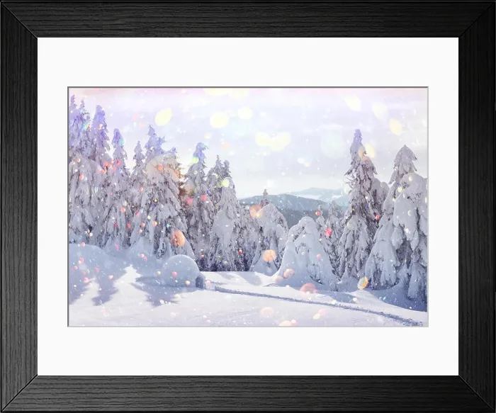 Framed Print : Real snow igloo house in the winter Carpathian mountains. Snow-covered firs on the background. Christmas holiday postcard collage Framed Print : Real snow igloo house in the winter Carpathian mountains. Snow-covered firs on the background. Christmas holiday postcard collage