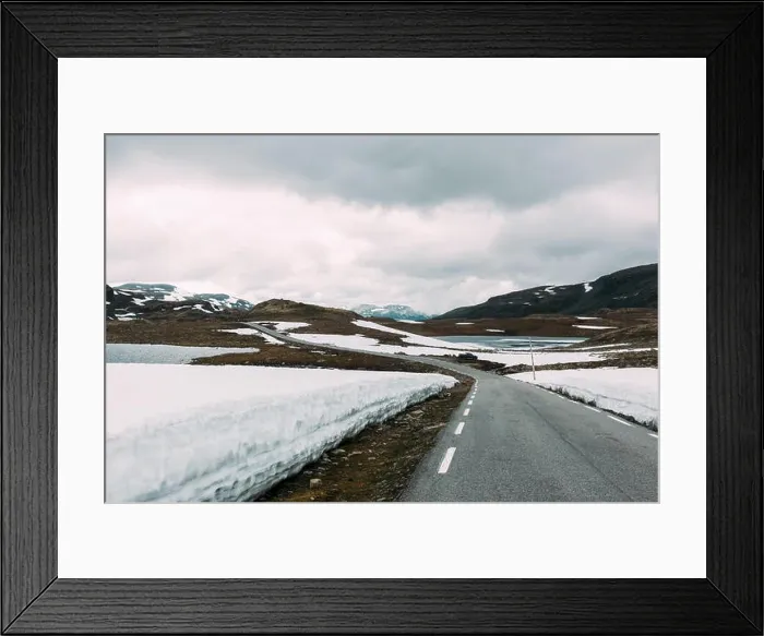 Framed Print : Famous Aurlandsvegen mountain road Framed Print : Famous Aurlandsvegen mountain road