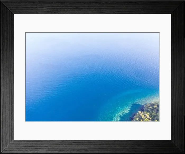 Framed Print : Healthy coral reefs surround a remote island in Indonesia's Banda Sea. This remote, tropical region harbors extraordinary marine biodiversity Framed Print : Healthy coral reefs surround a remote island in Indonesia's Banda Sea. This remote, tropical region harbors extraordinary marine biodiversity