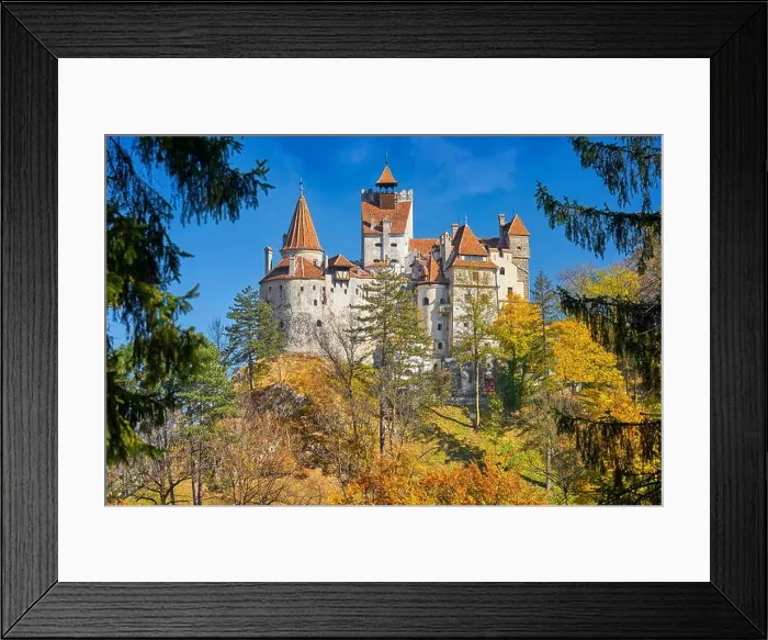 Framed Print : Dracula Castle in Bran, Transylvania, Romania Framed Print : Dracula Castle in Bran, Transylvania, Romania