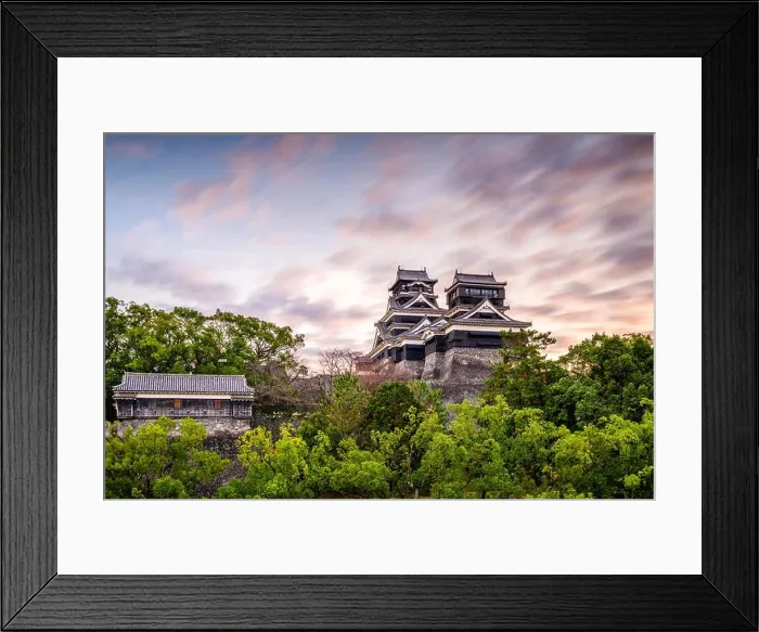 Framed Print : Kumamoto, Japan at Kumamoto Castle Framed Print : Kumamoto, Japan at Kumamoto Castle