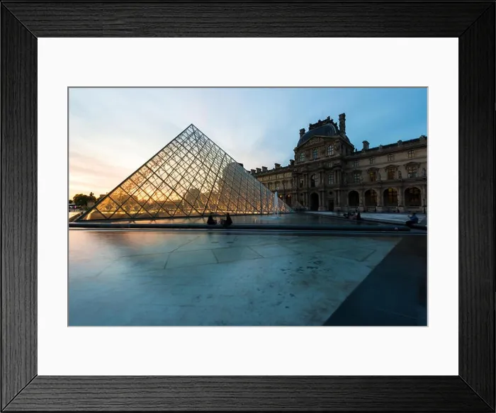 Framed Print : Paris, France - May 7, 2016: The Louvre Museum is one of the world's largest museums and a historic monument. A central landmark of Paris, France Framed Print : Paris, France - May 7, 2016: The Louvre Museum is one of the world's largest museums and a historic monument. A central landmark of Paris, France