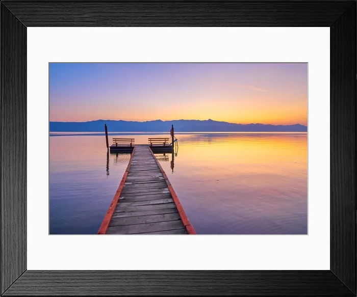 Framed Print : Skadar Lake National Park after sunset, Shkoder, Albania Framed Print : Skadar Lake National Park after sunset, Shkoder, Albania