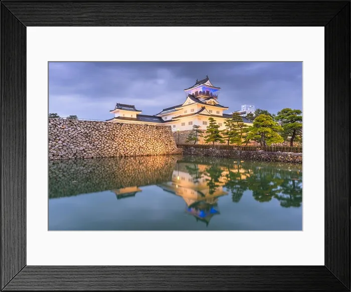 Framed Print : Toyama, Japan at Toyama Castle Framed Print : Toyama, Japan at Toyama Castle